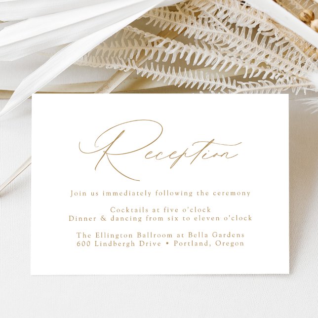 Recepción de Boda Dorada Moderna y Elegante (Subido por el creador)