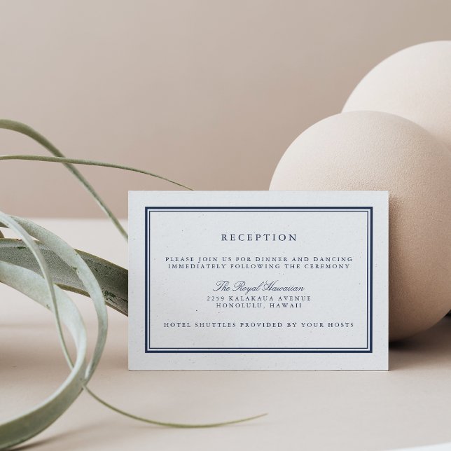 Recepción de Boda Elegante en Azul Marino y Blanco (Subido por el creador)