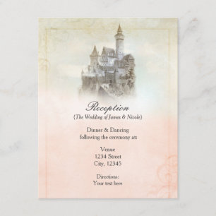 Recepción de boda en el castillo del libro de cuen