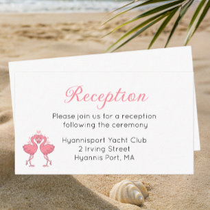 Recepción de Boda en la Playa de Flamencos Rosados