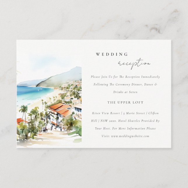 Recepción de Boda en Puerto Vallarta México Scape (Anverso)