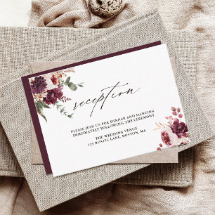 Recepción de Boda Floral de Color de Agua Romance
