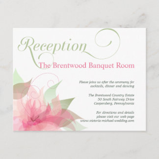 Recepción de Boda Floral Rosa y Blanco Stargazer