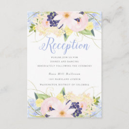 Recepción de Boda Floral Vintage de Primavera