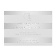 Recepción de Boda | Franjas Plateadas Luminosas