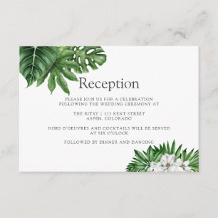 Recepción de Boda Geométrica con Vegetación Tropic