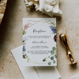 Recepción de Boda Geométrica de Oro de Borgoña