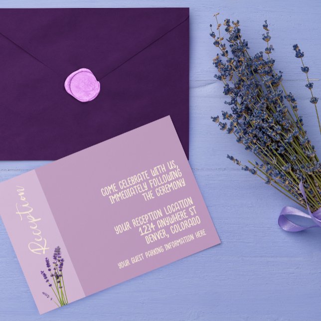 Recepción de boda Lavender Love (Subido por el creador)