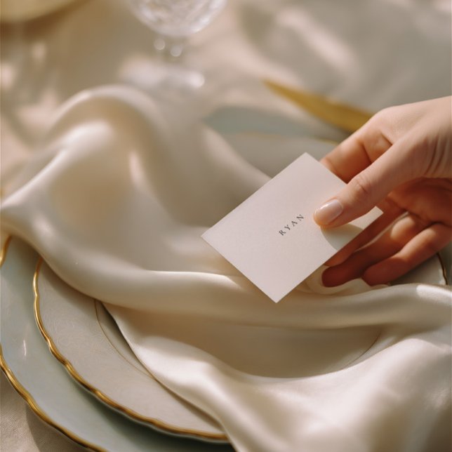 Recepción de boda Mini Tarjeta de perfil de invita (Wedding Reception Mini Guest's Profile Card 4 in 1)