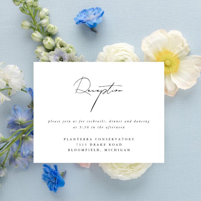Recepción de Boda Minimalista Elegante en Negro (Subido por el creador)