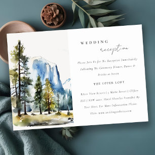 Recepción de Boda Minimalista en el Parque Naciona