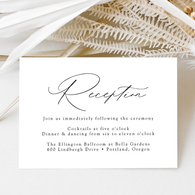 Recepción de Boda Moderna y Elegante en Blanco y N (Subido por el creador)