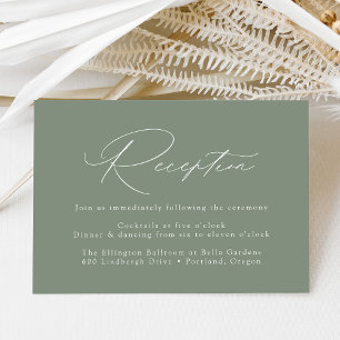 Recepción de Boda Moderna y Elegante en Verde Salv