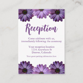 Recepción de Boda Morada Floral