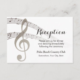 Recepción de Boda Musical de Notas de Música Simpl