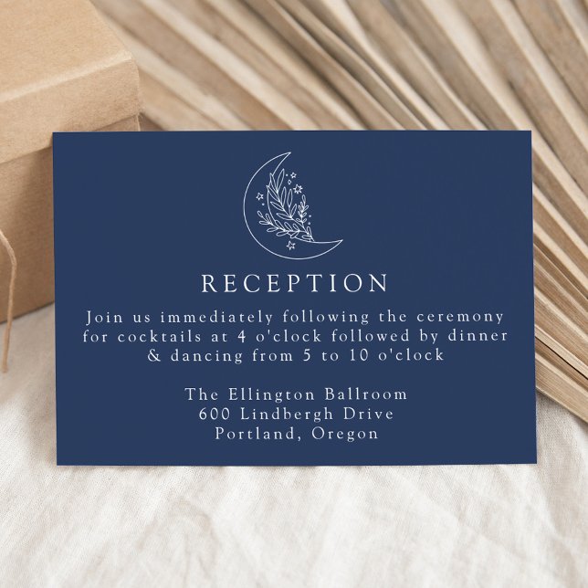 Recepción de Boda Naval de Luna y Estrellas Elegan (Subido por el creador)