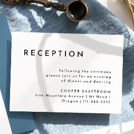 Recepción de Boda Negrita Blanca Moderna