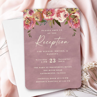 Recepción de Boda Ophelia Cottagecore Polvo Rosa