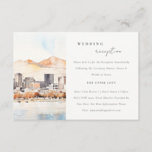 Recepción de boda paisaje de Salt Lake City Utah