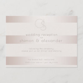 Recepción de Boda | Perla Rosa Elegante Moderna