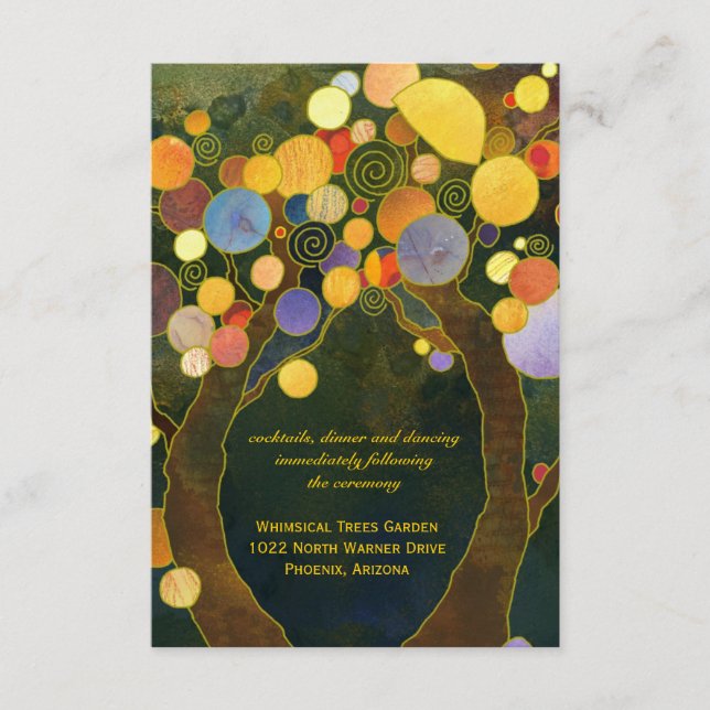 Recepción de boda romántica (Anverso)