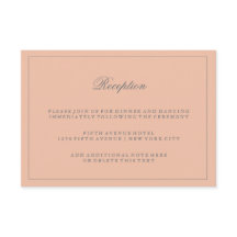 Recepción de Boda Rosa Claro y Elegante