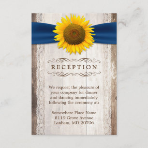 Recepción de Boda Rústica con Cinta de Girasol