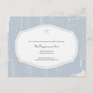 Recepción de Boda Rústica de Playa con Estrellas d