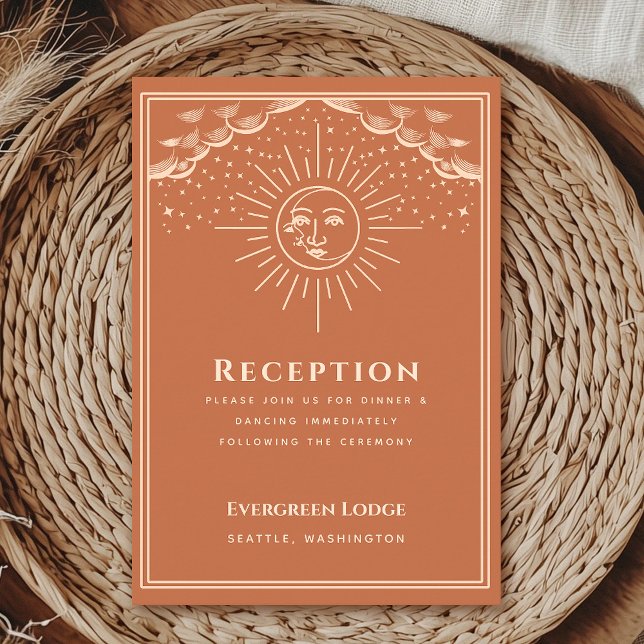Recepción de boda Terracotta Sun y Moon Tarot (Subido por el creador)