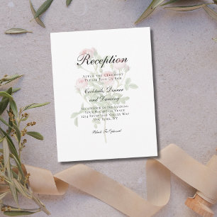 Recepción de Boda Tradicional de Rosas Rosadas