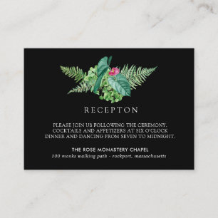 Recepción de Boda Tropical Botánica Exótica