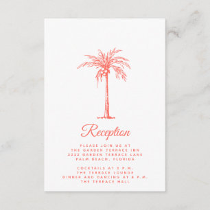 Recepción de Boda Tropical de Árbol de Palma de Co