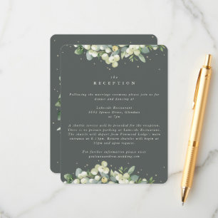 Recepción de Boda Verde de Nevada + Eucalipto