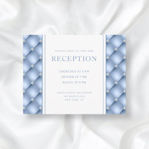 Recepción de bodas con colmenas de diamante azul e