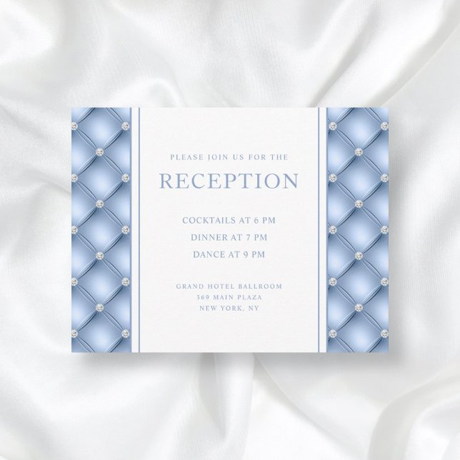 Recepción de bodas con colmenas de diamante azul e (Subido por el creador)