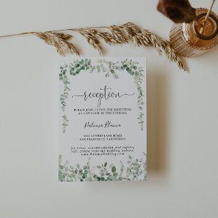 Recepción de bodas con eucalipto Minimalista geomé