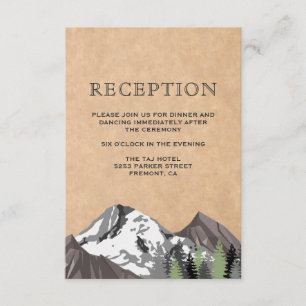 Recepción de bodas de bodas de la montaña Rustic K