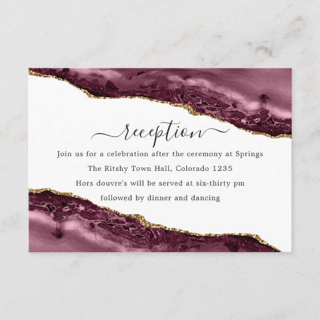 Recepción de bodas de Borgoña y Agate de Oro (Anverso)