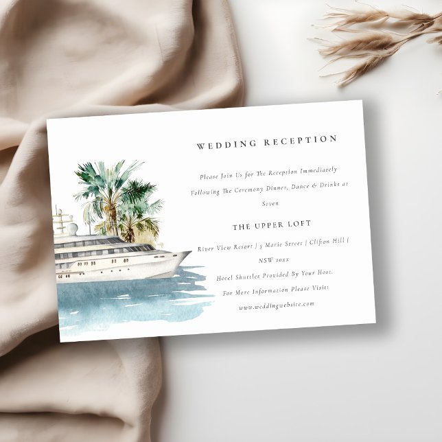 Recepción de bodas de la palma del barco de crucer (Subido por el creador)