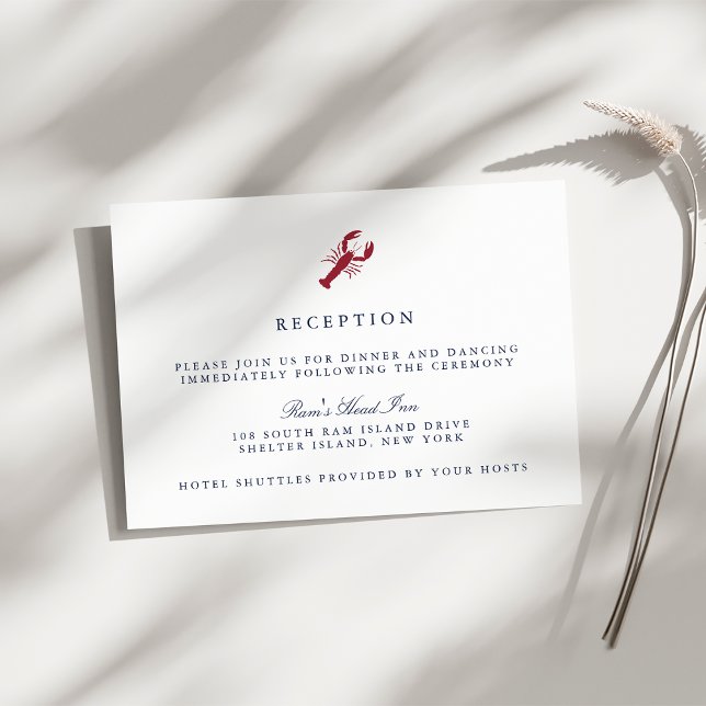 Recepción de bodas de langosta náutica (Subido por el creador)