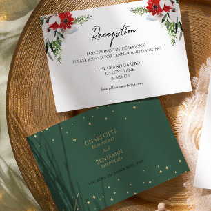 Recepción de bodas de Navidades clásicos
