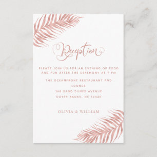 Recepción de bodas de Purpurina Rosa Gold Damask