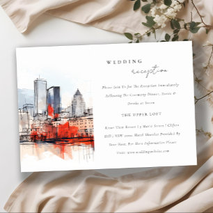 Recepción de bodas en la ciudad de Massachusetts