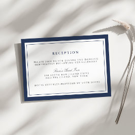 Recepción de bodas en la Marina y la frontera blan