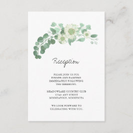 Recepción de bodas Eucalyptus Blooming Greens