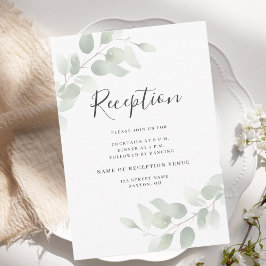 Recepción de bodas Eucalyptus Greenery