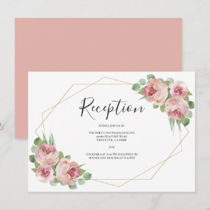 Recepción de bodas geométricas con flores de boho 