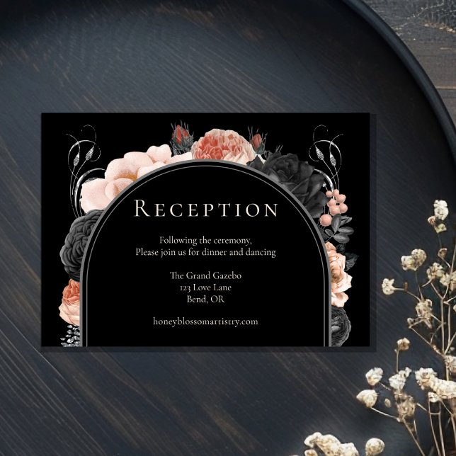 Recepción de bodas góticas negras de Rubor (Subido por el creador)