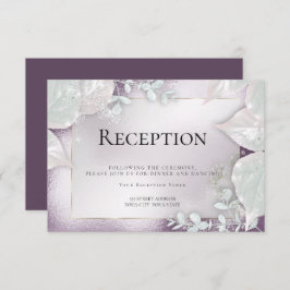 RECEPCIÓN DE BODAS | Invitación con brillo de bere