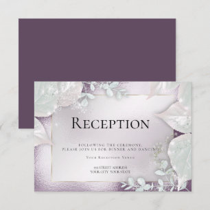 RECEPCIÓN DE BODAS Invitación con Brillo de Bere